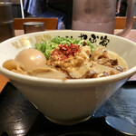 Jidori Jizake Izakaya Yabuya - 2021.11.1  超濃厚鶏こつ麺 全部乗せ