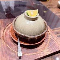 玄品 大阪北新地 - 焼き白子が入った器