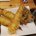 石巻天ぷら 和 - 海老・ししゃも・舞茸