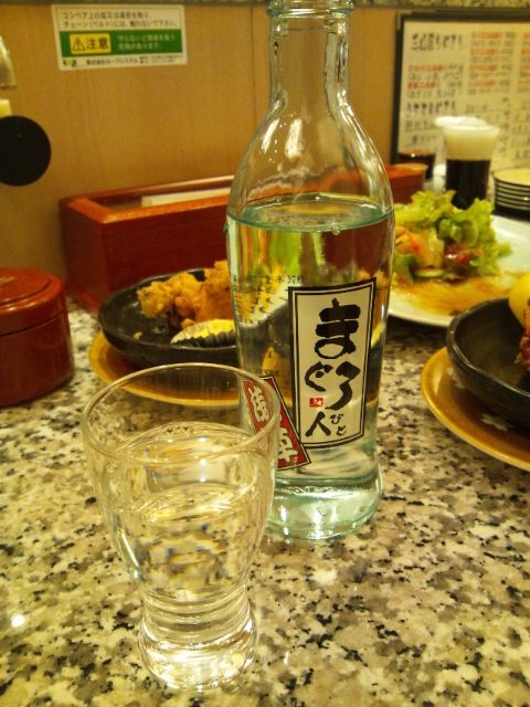 まぐろ人 - 日本酒(冷酒)680円燗酒はなし