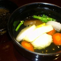 明月記 宝塚本店 - 正月特別の雑煮。今年もぬるい。
                
