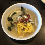 韓国家庭料理 韓国味亭 - あっさり系コムタンスープも具も大満足
