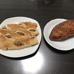 粉とクリーム - 食べやすい長さで切断