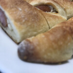 粉とクリーム - 先端に着目する。