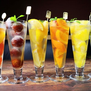 ★Very popular at girls' night out and dates♪ Gorogoro fruit sour♪★