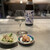 秋田純米酒処 - 料理写真:せりのおひたし、地鶏蒸し、これで1780円。