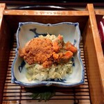 すし 良月 - 松葉ガニの蒸し鮨