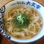 うどん大文字  - うどん大　390円