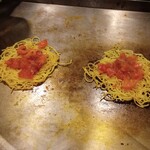 鉄板焼とお好み焼 みしまや - イタリア焼き作瀬中
