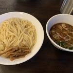 らーめんONE - つけ麺 300g 880円^ ^ 生姜がいいです、今年もよろしくお願いします♪