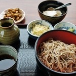 道の駅　いりひろせ - 「ごっぽう手打ちそば」真上からです(1/2UP)