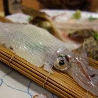 中洲鷹勝 本店 - イカは活き作り