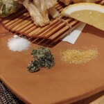 めしや 克元 - 塩3種