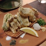 めしや 克元 - 穴子と野菜の天ぷら 780円