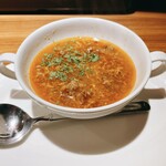 Diningbar tsubaki - ランチセットのスープ