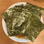 家系ラーメン 武将家 外伝 - のり増し並（800円）