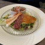 ビストロ ポップコーン - 魚介のサラダ仕立てのオードブル