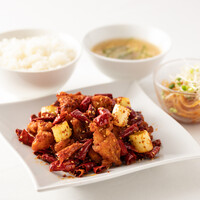 鶏肉の四川辛子炒めセット（辣子鶏）