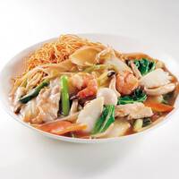 海鮮五目あんかけ固焼きそば