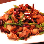 Sichuan style fried chili pepper