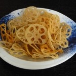 椅子のある立ち呑み つるつるいっぱい - チップス　※2012年12月