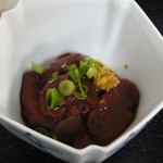 椅子のある立ち呑み つるつるいっぱい - 生レバー　※2012年12月