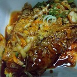 Okonomiyaki Teppanyaki Monchama - もんちゃま焼( ´ω` )/豚キムチ