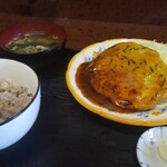 とかち食堂 - 豆腐つくねバーグ。