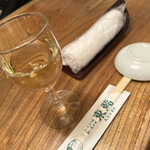 東鮨 - ランチワイン（白）　200円