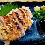 焼き鳥しげちゃん - 鶏タタキ（モモ）