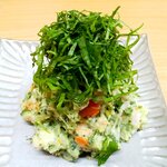 焼き鳥しげちゃん - 大葉ソースのポテサラ