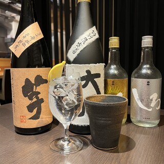 焼酎や日本酒などドリンクも充実♪メニューにないお酒も◎