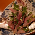 華菜食 - あじのたたき(590円)