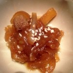 くろぎ - ランチの小鉢（大根の煮物）