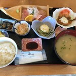 Doraibuin Shiosai - 日替わり定食、税込1,100円