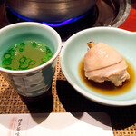Hakata Hanamidori - 水炊き（だしと鶏肉）