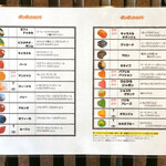 ふらんす菓子　コミネヤ - チョコレートのラインナップ