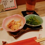 和心 かぎり - お通し