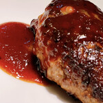 ステーキ 鉄板焼き Teppan&grill R - ハンバーグ　赤ワインソース