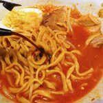 ラーメン二郎 - 赤酢投入～♪