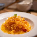 中華ダイニング 一途一心 - 2022.1 クラゲの冷菜（980円）