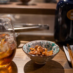 中華ダイニング 一途一心 - 2022.1 お通し（甜合桃）