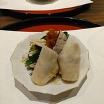 割烹 清風 - 先付（サバの飯寿司）