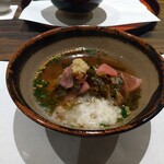 割烹 清風 - お食事は焼きおにぎり茶漬け