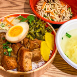 Taiwansai - 滷肉飯セット(ご飯大盛) 950円