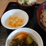 そばの神田 - 漬物食べ放題