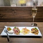 創作イタリアン Gemelli - はまり続けている前菜4種盛り(~▽~＠)♪♪♪