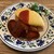 シェ クープル - 自家製煮込みハンバーグ添えオムレツライス(トマトソース)、1,097円