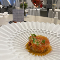 L'éclaireur - 前菜② 車海老のミキュイ　ミルフィーユ仕立て