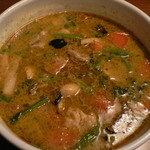 gopのアナグラ - グリーンカレー（チキン激辛　1,080円）